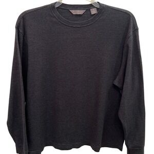 DANIEL CREMIEUX Signature Pima Cotton Interlock T Shirt Long Sleeve Men M Stripe